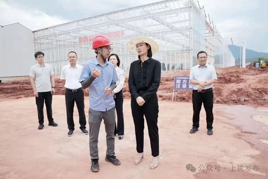 刘洪梅深入一线调度笔架山现代农业产业园项目建设工作